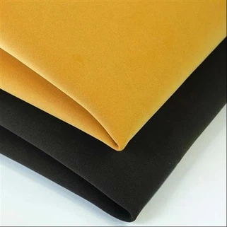 Poyafzal yuqori teri uchun organik elastik nubk mikrofiber materiali