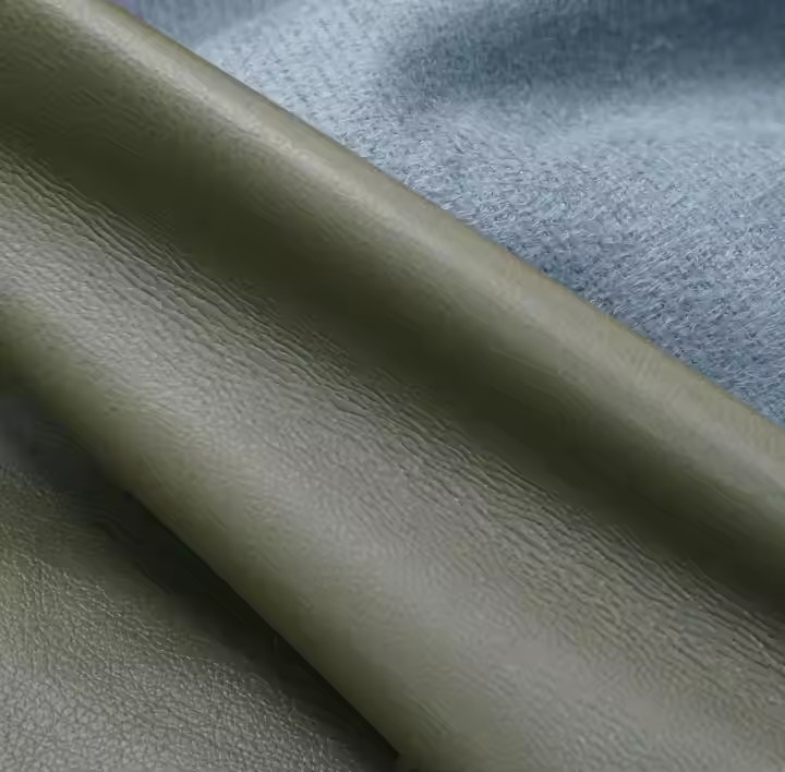 Waterproof PU Microfiber Faux Leather Fabric Good Hand-Feeling For Home Textile Garment Jacket Sofa Bag Shoe Making